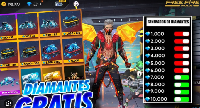 Guía para conseguir diamantes gratis en Free Fire